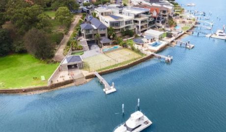 waterfront home