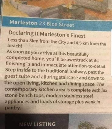 house listing
