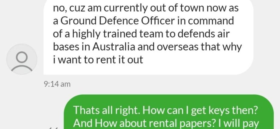Gumtree ad