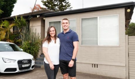 First-home buyers Alyssa Maree Onorato and Max Vernon