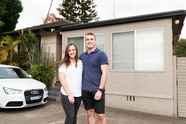 First-home buyers Alyssa Maree Onorato and Max Vernon