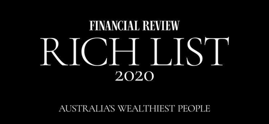 Australia's RICH LIST