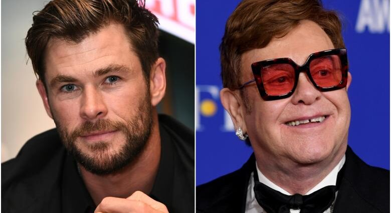The Straits Times Chris Hemsworth, Elton Joh