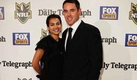 Brad Fittler & his partner Marie Liarris 