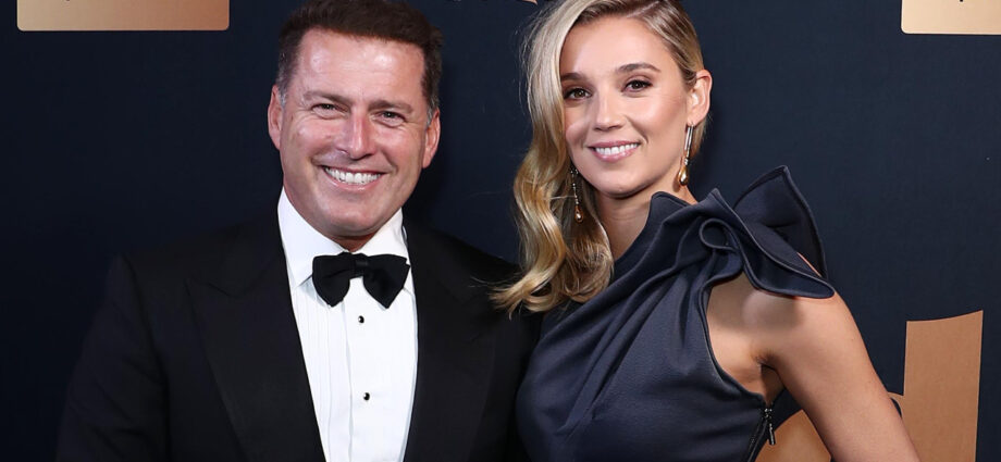 Karl Stefanovic and his wife Jasmine