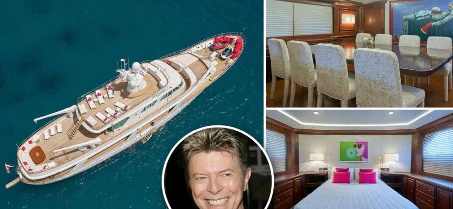 David Bowie's mega-yacht