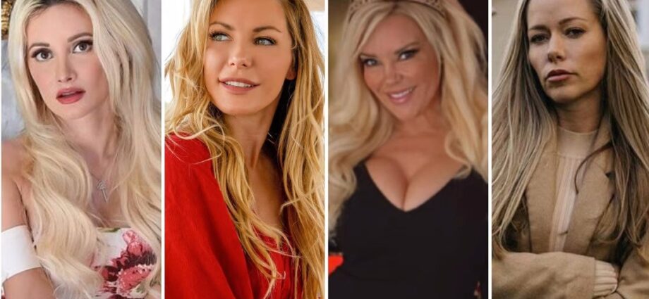 The stars of The Girls Next Door