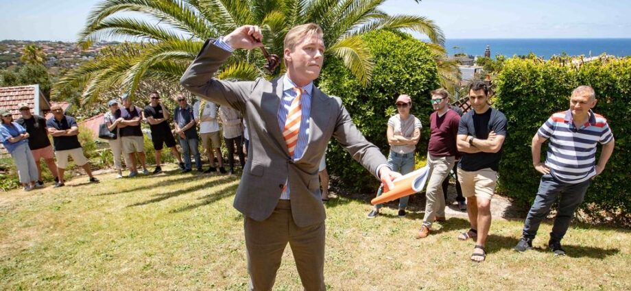 Auctioneer Jake Moore