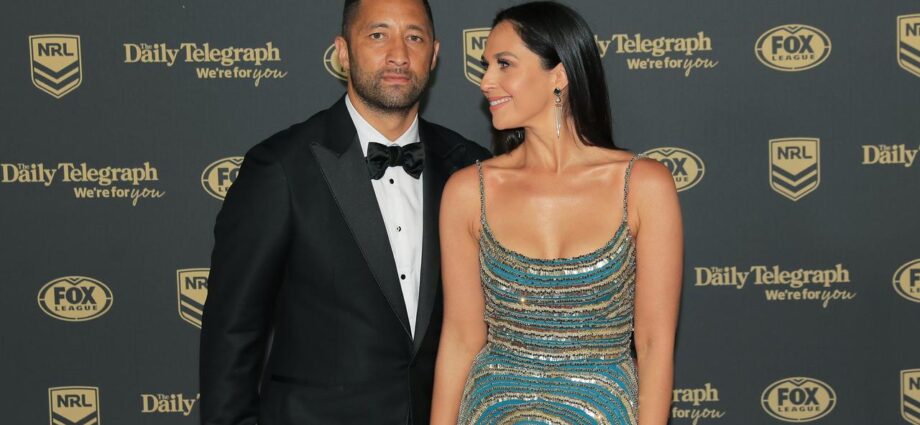Benji Marshall and his wife Zoe