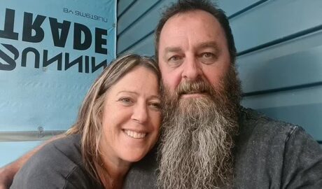 Lucky couple Kevin and Andrea Griffin