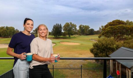 Erin Phillips and wife Tracy Gahan