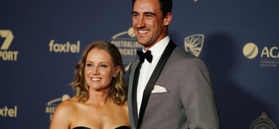 Mitchell Starc and Alyssa Healy