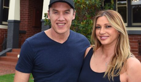 AFL legend Anthony 'Kouta' Koutoufides and his wife Susie