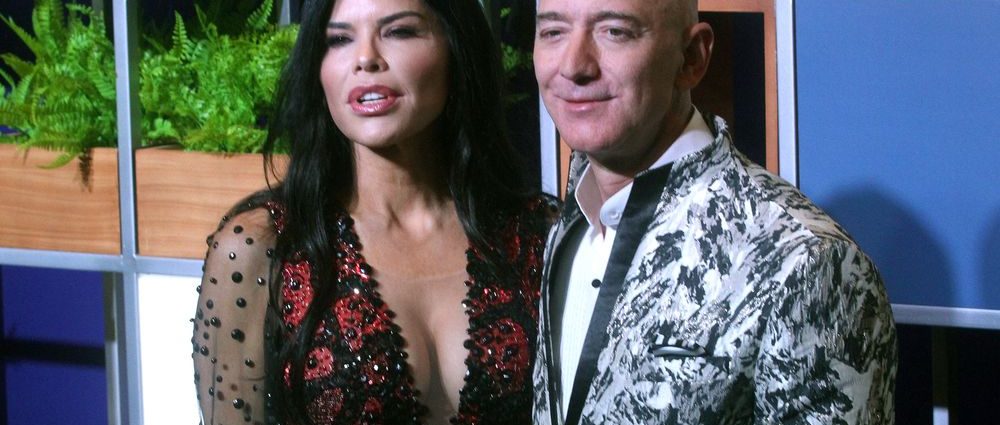 Lauren Sanchez and Jeff Bezos