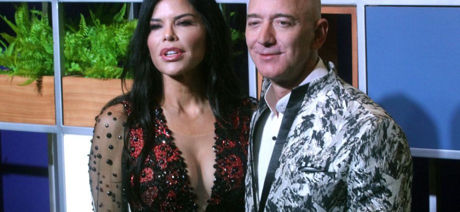 Lauren Sanchez and Jeff Bezos