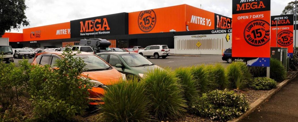 Mitre 10 Mega in Cameron Rd, Tauranga.