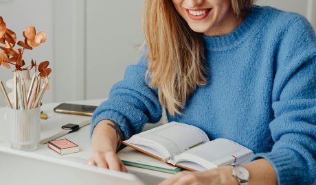 Photo by Photo By: Kaboompics.com: https://www.pexels.com/photo/a-woman-wearing-eyeglasses-using-laptop-5908728/