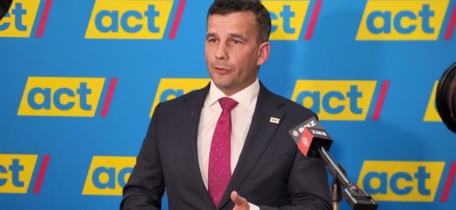 ACT Party leader David Seymour