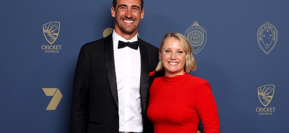 Alyssa Healy and Mitchell Starc