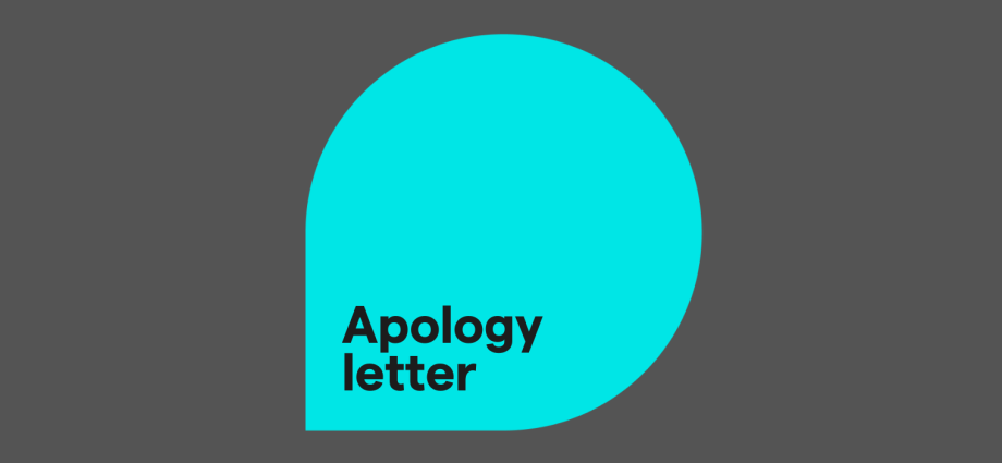 Apology